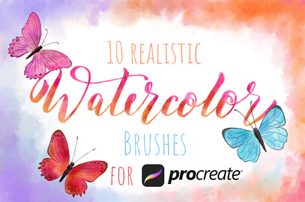 Watercolor Procreate Brushes