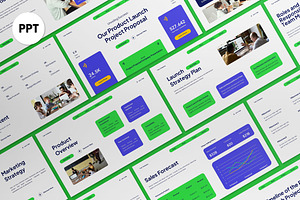 Product Launch Proposal PPT, a Presentation Template by graphicook
