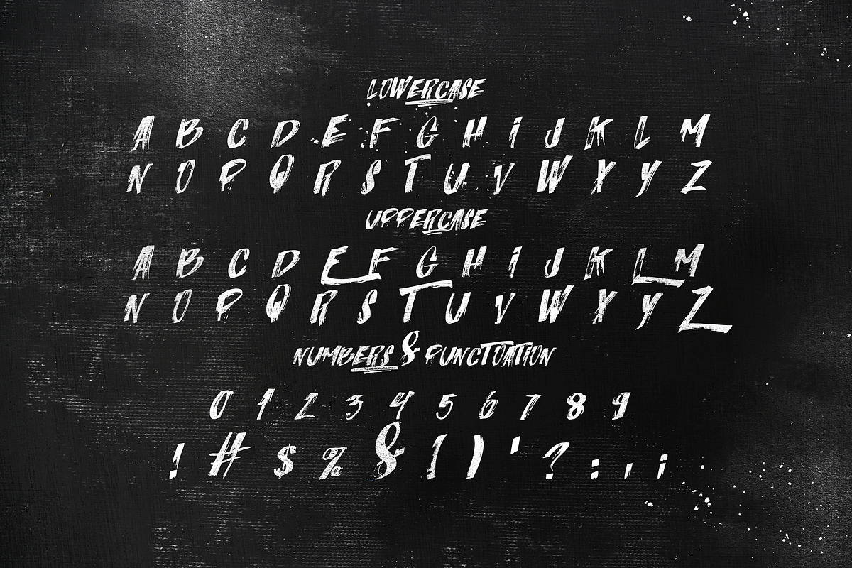 ITALIANO Brush Font +Extras preview 3