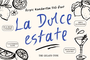 La Dolce Estate SVG Brush Font, a Handwritten Font by The Gelato Type (Thumbnail 1 of 19)