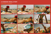 Retro Beach Day Photo Bundle, a Beauty & Fashion Photo by Tekso (Thumbnail 3 of 5)