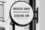Sinevas - Modern Blackletter Font, a Blackletter Font by Dhabee (Thumbnail 6 of 15)