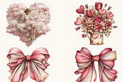 Modern Valentine Clipart Bundle, a Seasonal Illustration by BusyDaydesign (Thumbnail 7 of 9)