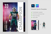 Canva and Photoshop sports template, a Poster Template by Walllow Creatives (Thumbnail 2 of 2)