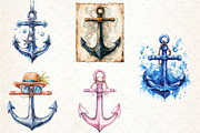 Summer Anchor Clipart, an Illustration by Libby Wishes (Thumbnail 3 of 4)