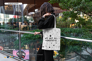 Tote Bag Mockup, an Advertising Mockup by Custom.scene