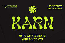 KARN - Display Typeface & Dingbats