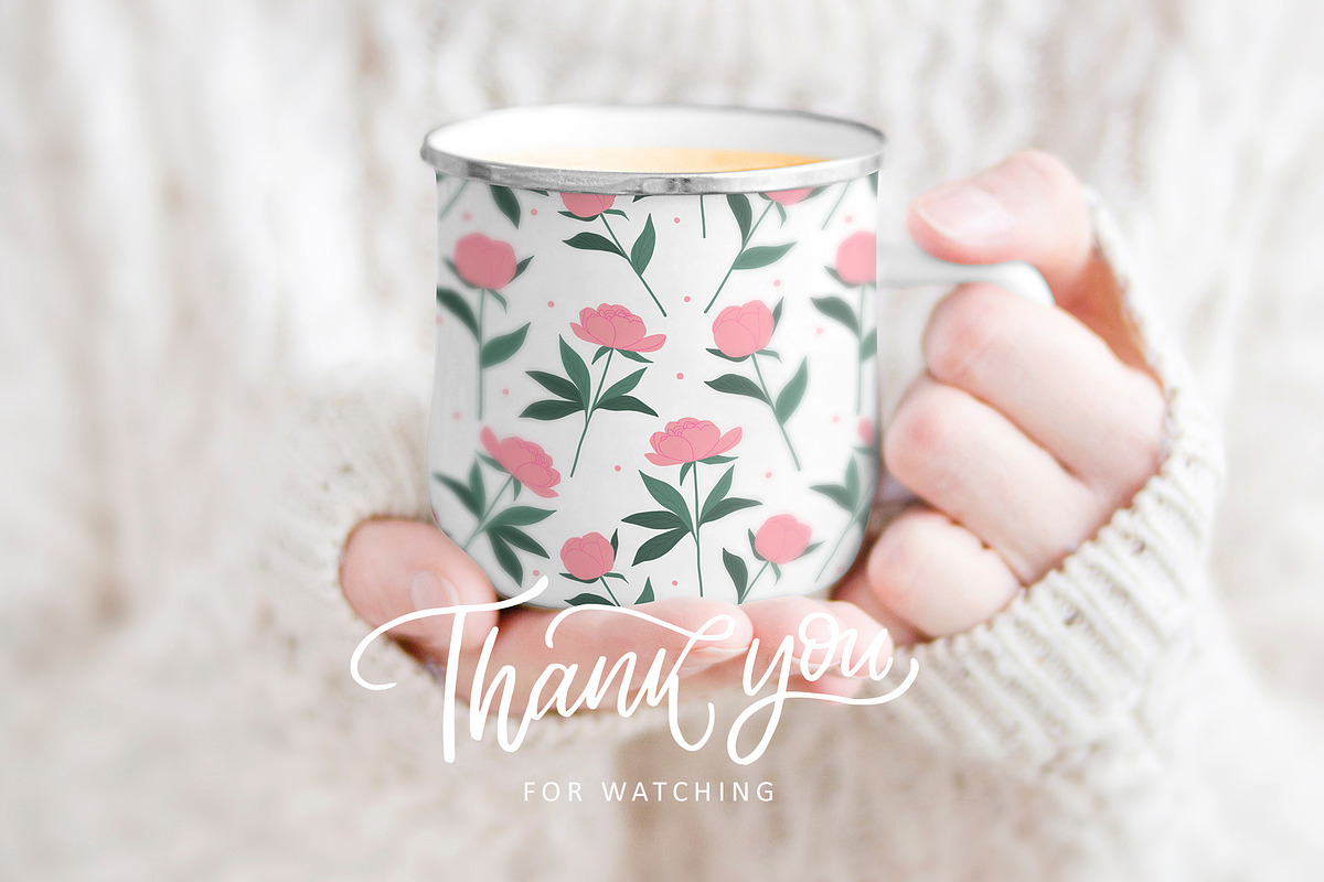 Floral seamless pattern, a Pattern Graphic by hanifa_design (Photo 8 of 8)