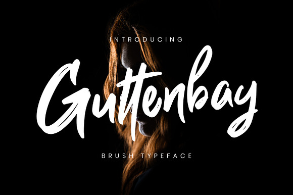 Guttenbay Brush Business Font preview 7