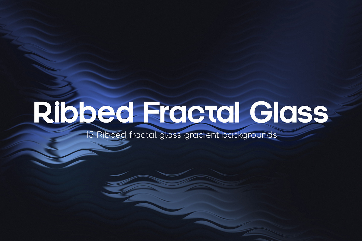 Ribbed Fractal Glass Gradient, a Background Graphic by Ghurafa Studio (Photo 1 of 10)