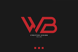 Alphabet Letters Icon Logo WB or BW