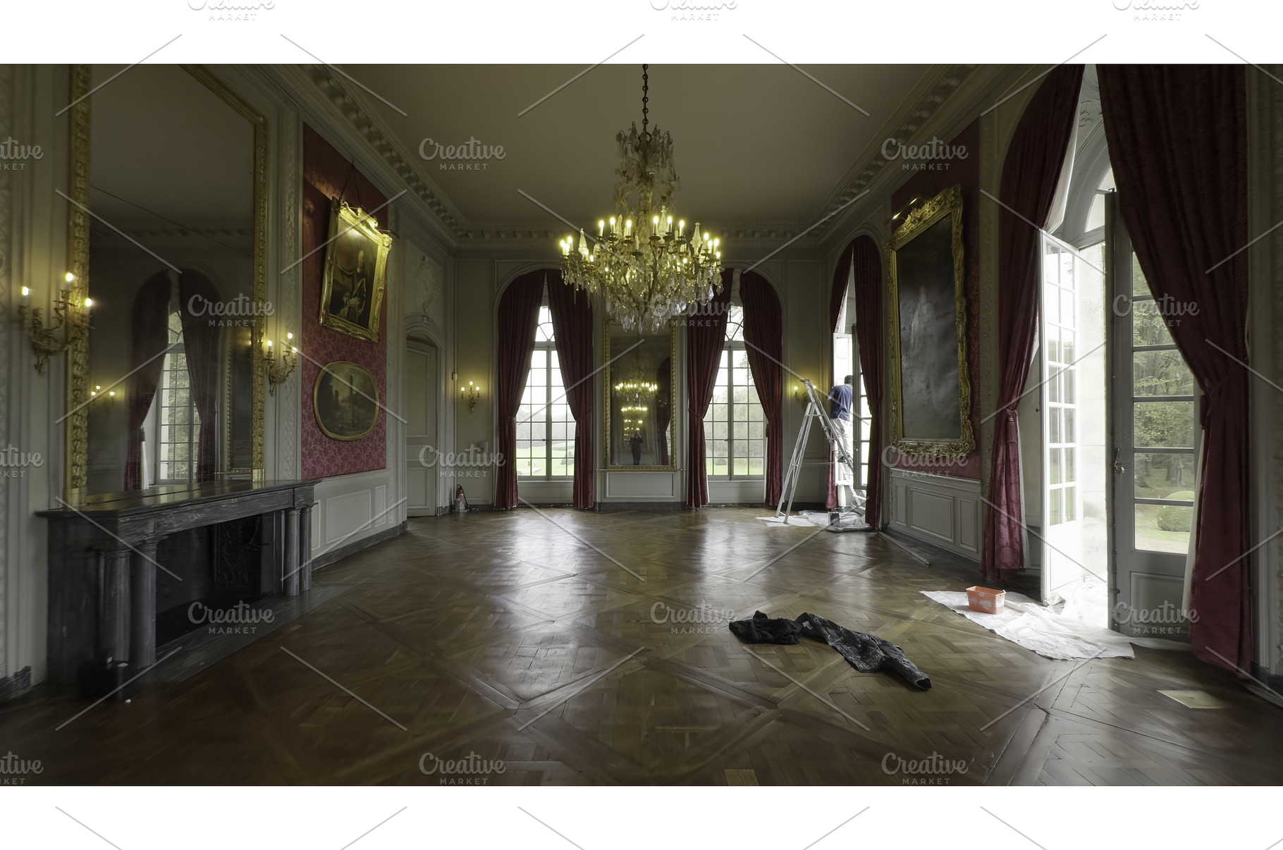 An Elegant Room with a Stunning, an Arts & Entertainment Photo by Media Whale Stock