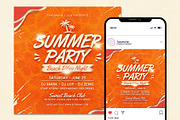 Summer Party Flyer, a Flyer Template by Tarommir (Thumbnail 2 of 3)