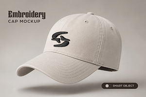 Embroidery Cap Mockup, a Hat Mockup by studiogstock