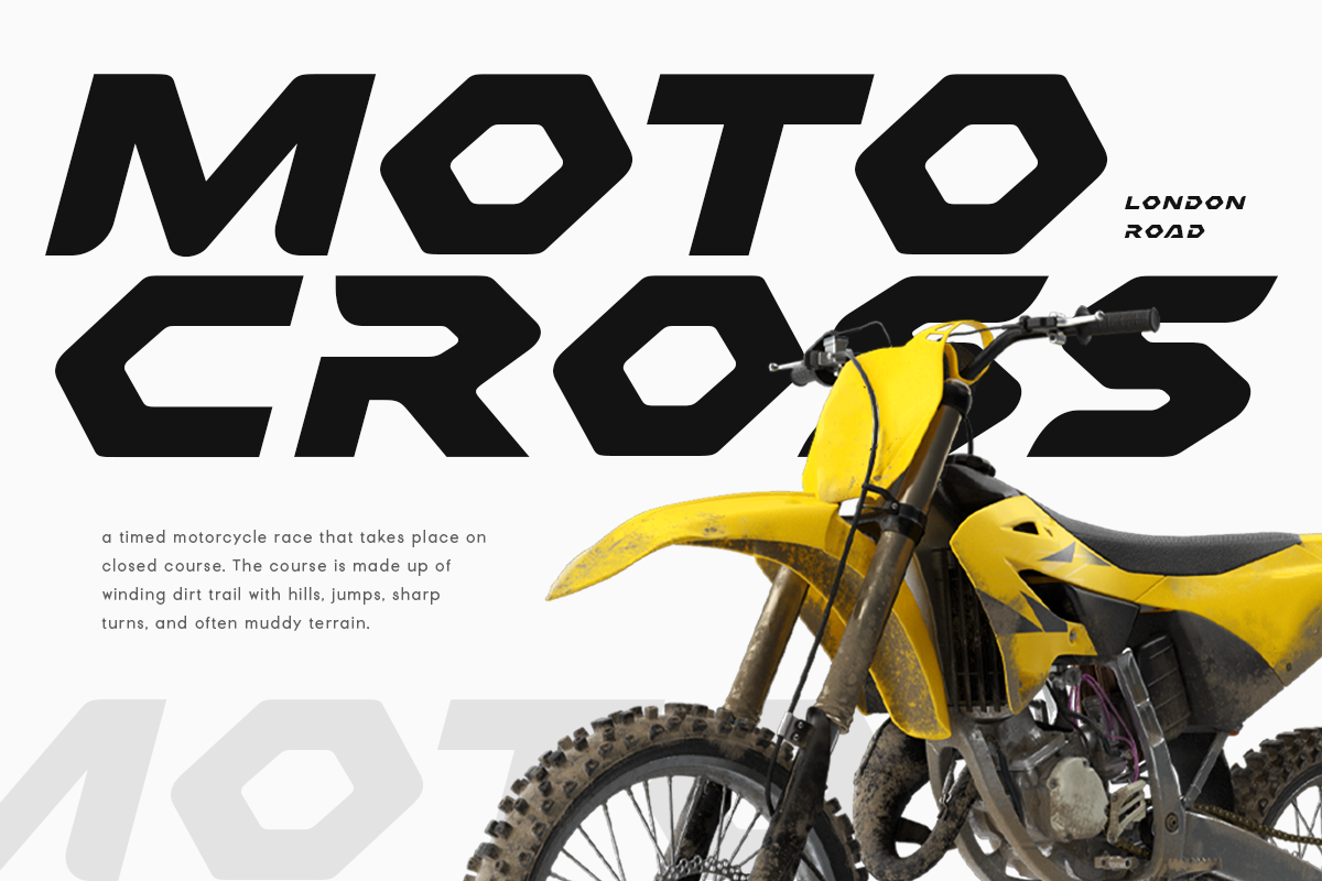 RACER - Racing Car Modern Font, a Sans Serif Font by Hamz Studio (Photo 5 of 8)
