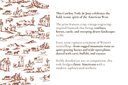 Classic Cowboy Illustrated Pattern, a Pattern Graphic by Hughes Studio (Thumbnail 3 of 9)