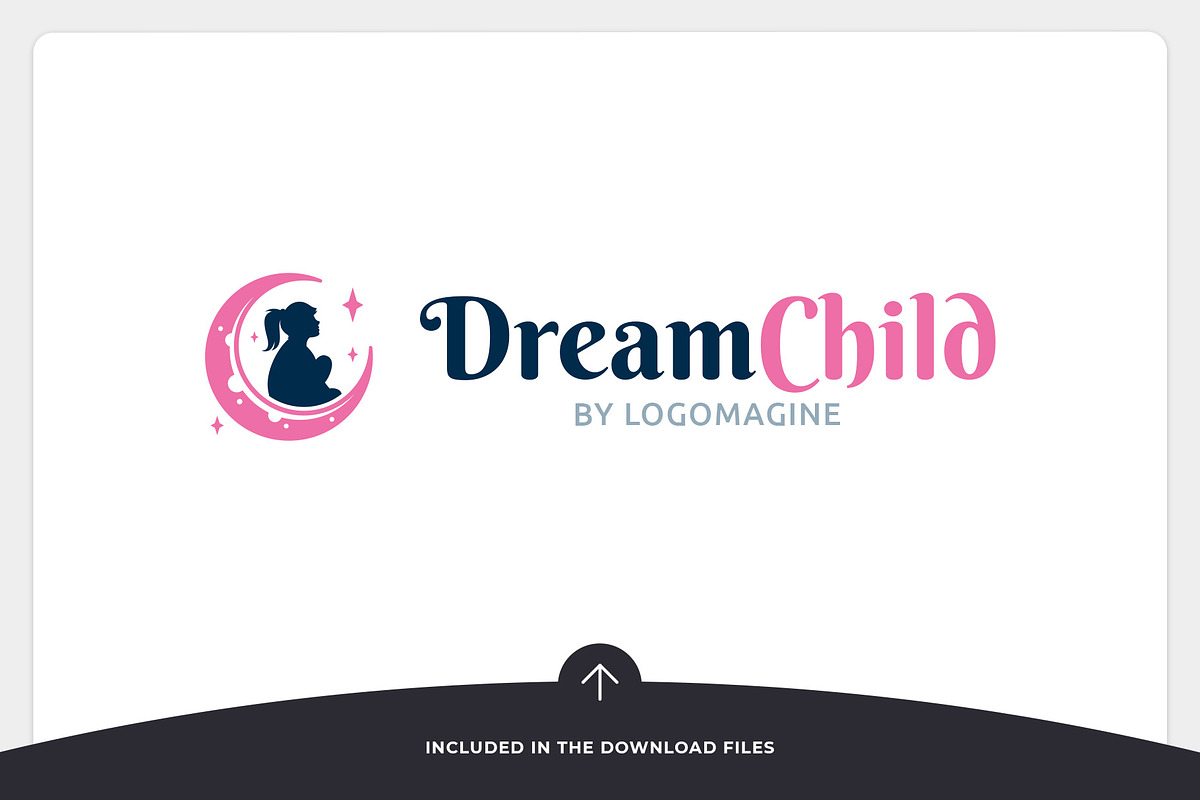 Dream Child - Girl Logo Template, a Branding & Logo Template by LOGOMAGINE (Photo 11 of 16)