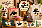 Groovy Melt, a Slab Serif Font by Wow Magic (Thumbnail 6 of 6)