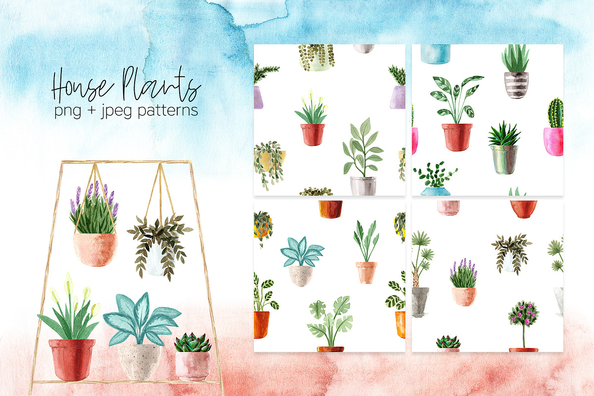 Watercolor House Plant. Urban Jungle, a Decorative Illustration by Slastick (Photo 3 of 5)