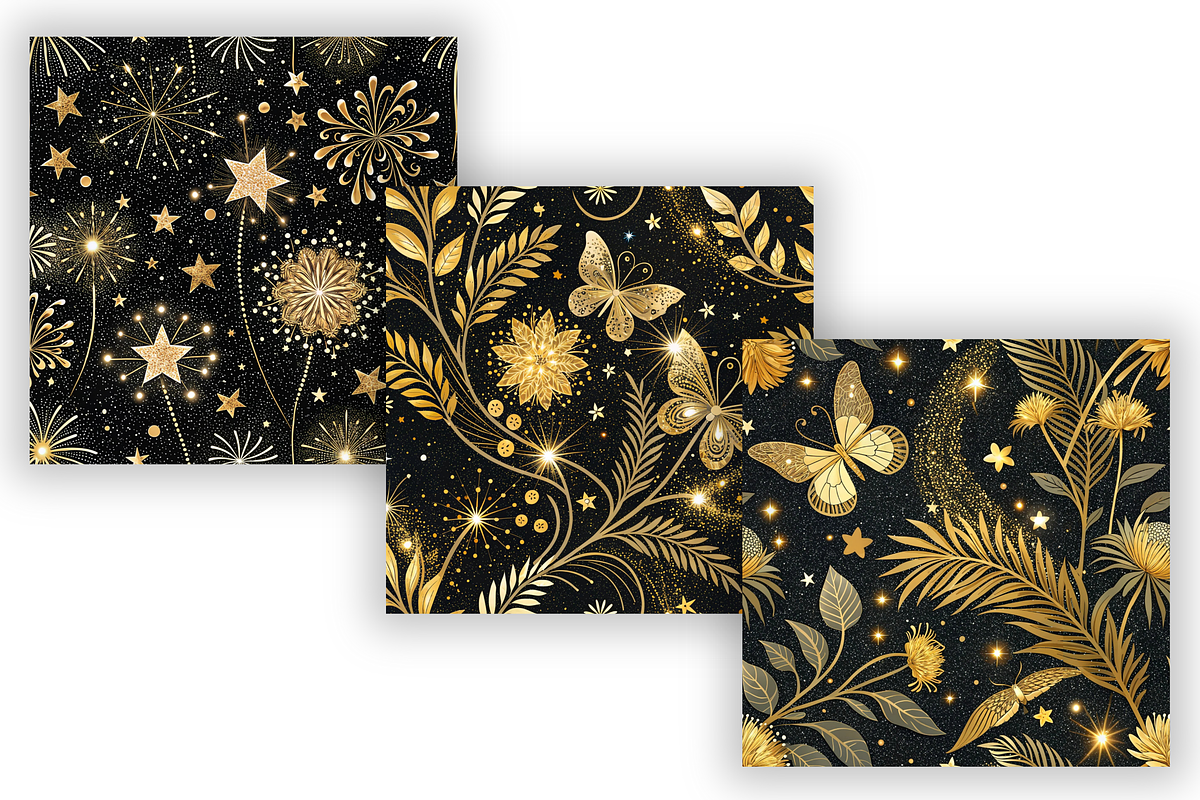 Luxury Sparkle Digital Paper, a Pattern Graphic by FloridPrintables (Photo 4 of 6)
