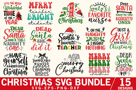 Christmas SVG Bundle