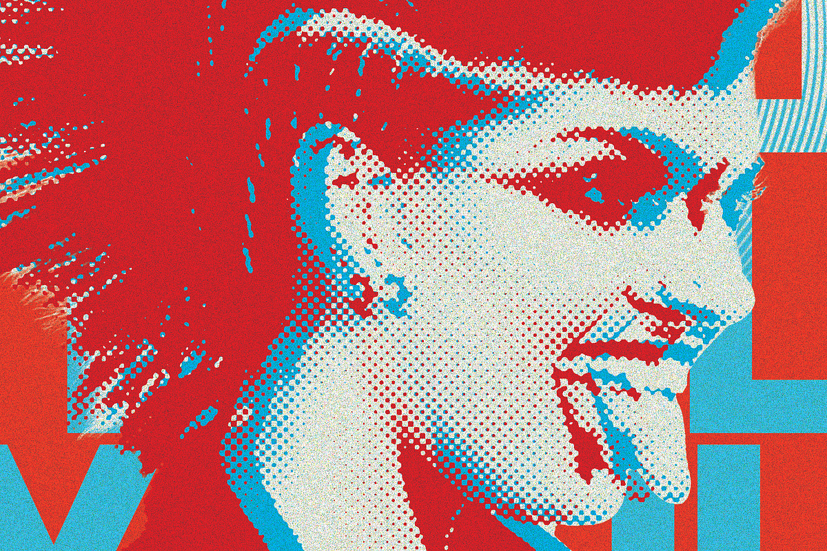 Risograph Poster Templates, a Flyer Template by Bornx Design (Photo 6 of 7)