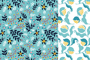 Hidden Birds - Pattern Set, a Pattern Graphic by reika (Thumbnail 4 of 4)