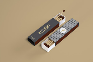 Matches Box Mockup