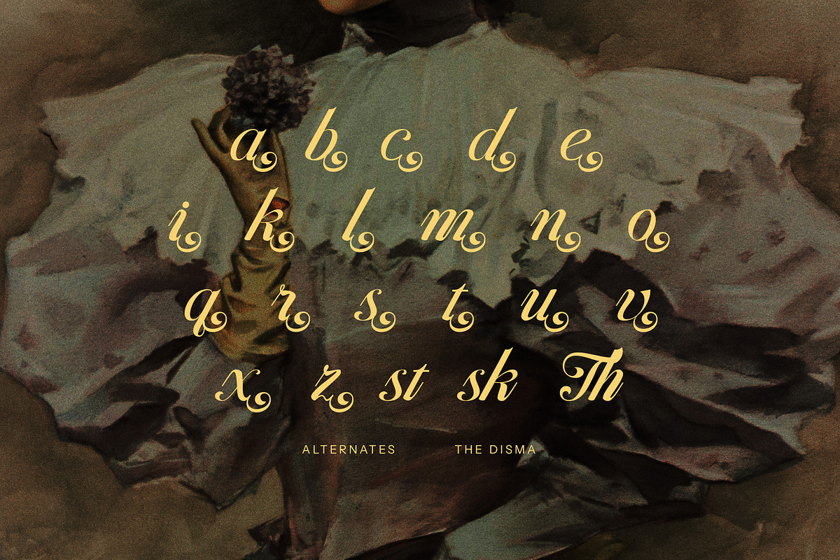 The Disma Calligraphy Script Font, a Script Font by Elegant Font (Photo 10 of 10)
