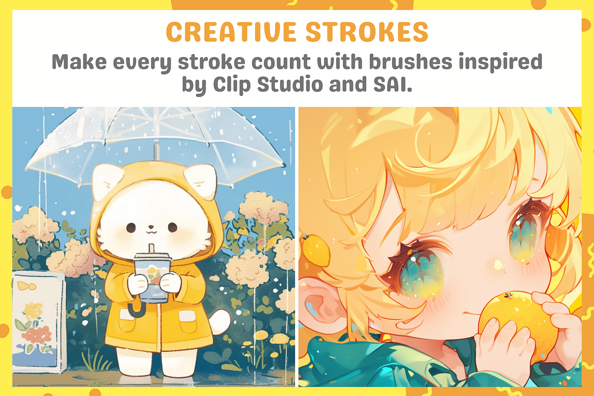 Procreate Sai and Clip Studio Brush, a Brush Add-On by nikiartcorner (Photo 5 of 8)