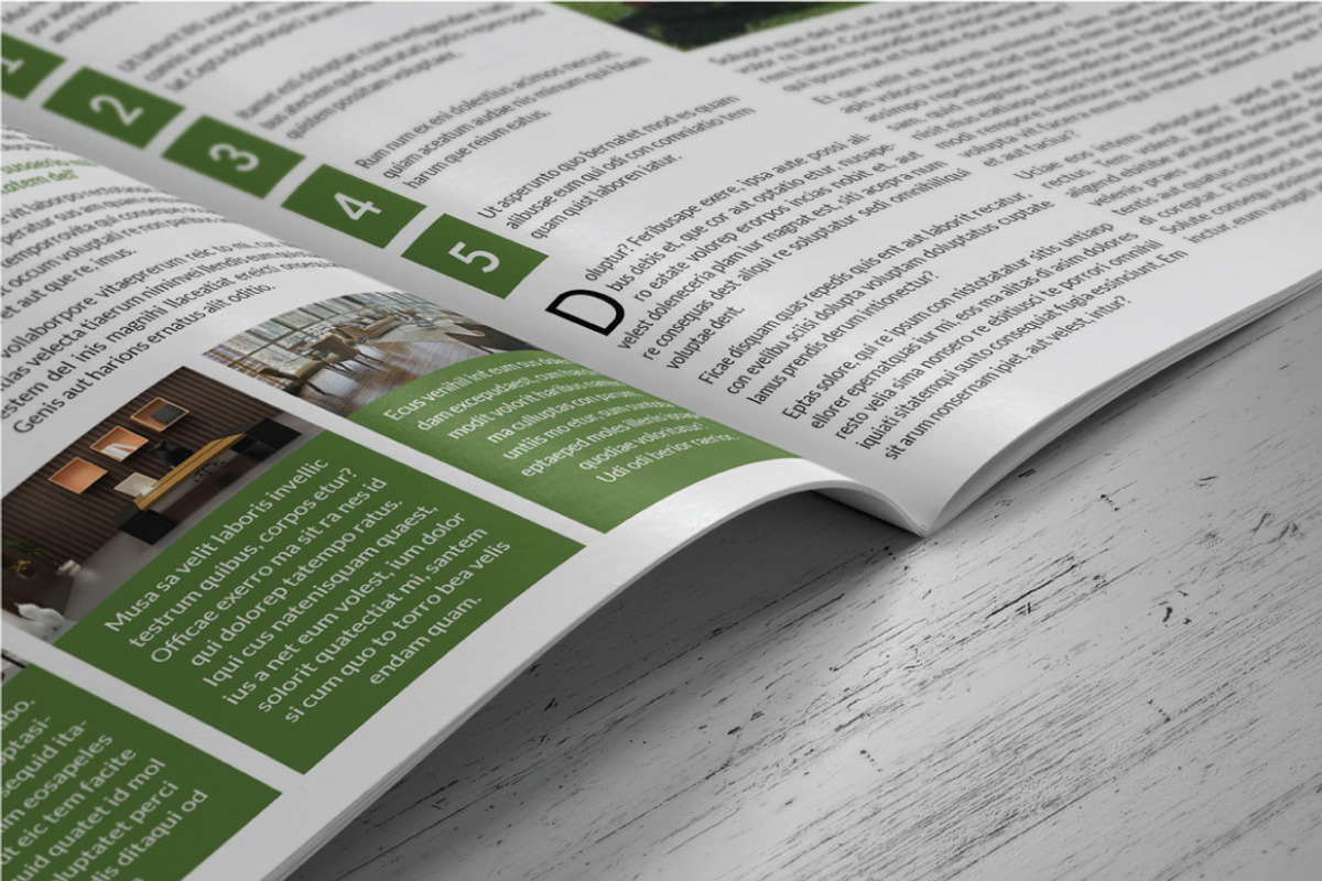 General Newsletter Template, a Brochure Template by voryu (Photo 3 of 5)