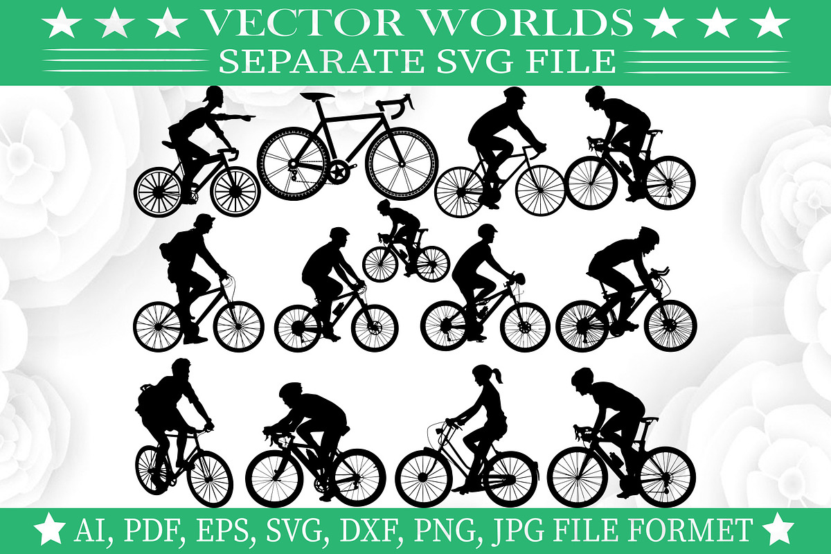 Cycling Svg, Biker Svg, Bike Png, an Object Graphic by VectorWorlds