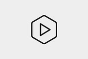 YT Studio, an Outline Icon by Jordy (Thumbnail 1 of 2)