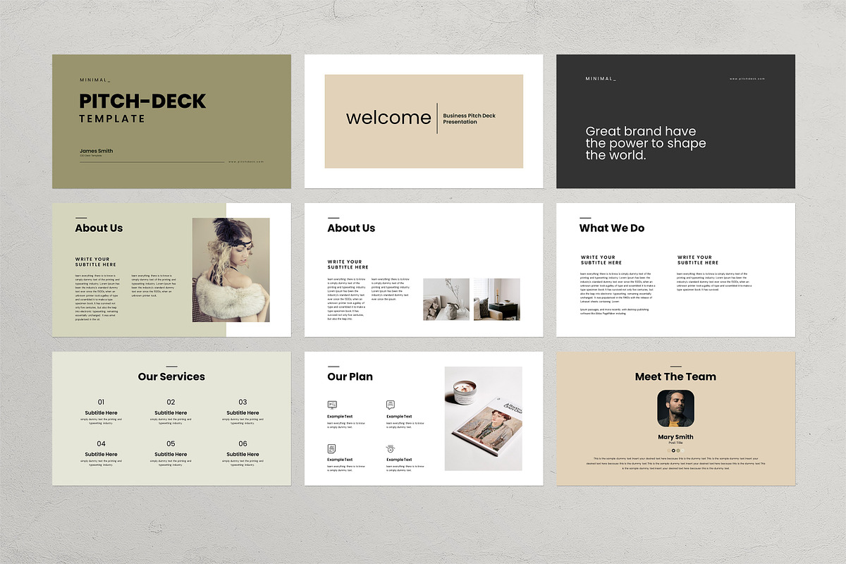 Pitch Deck Presentation Template, a Presentation Template by evgenystudio (Photo 5 of 8)