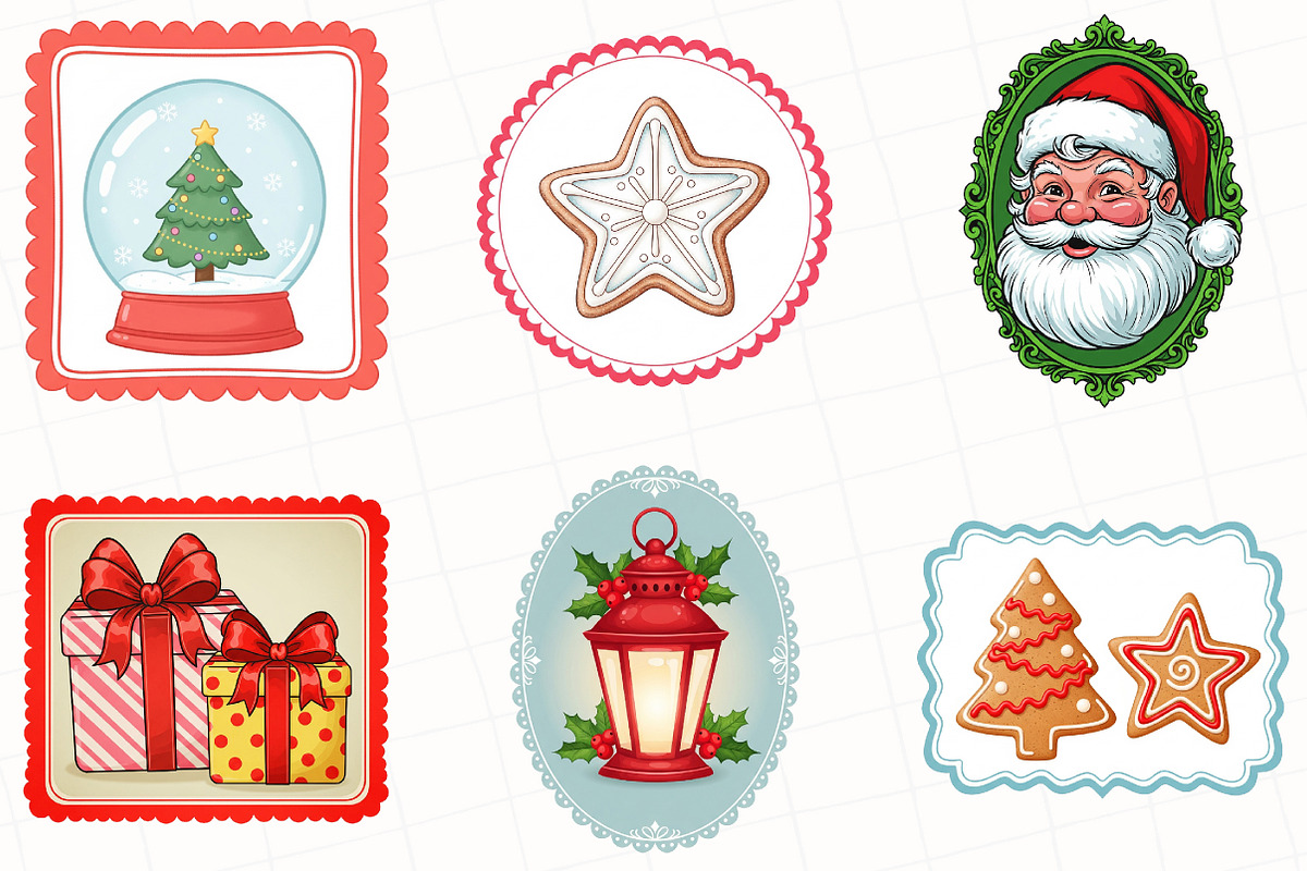 Christmas Frame Sublimation, an Illustration by OK Design (Photo 4 of 5)