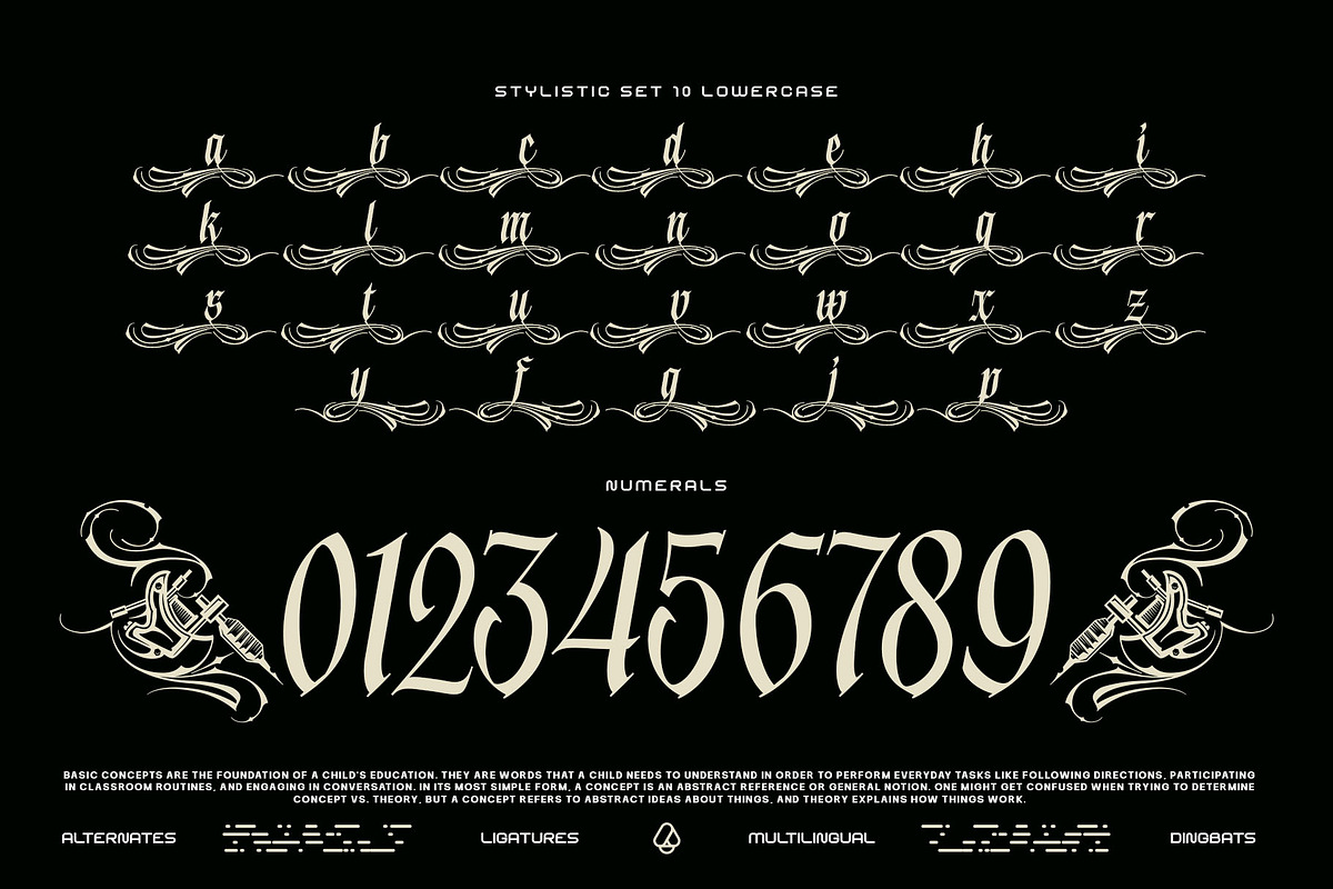 Blink Round Typeface, a Blackletter Font by alit design (Photo 19 of 20)