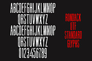 Rondack SVG - Ultra Condensed Font, a Handwritten Font by Surplus Type Co (Thumbnail 10 of 10)