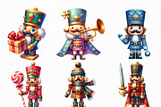 Christmas Nutcracker Clipart, an Illustration by Craft Nest (Thumbnail 3 of 6)
