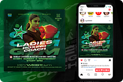 Boxing Coach Flyer, a Flyer Template by regalDRAW (Thumbnail 1 of 2)