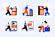 Credit Card Illustration Art Set, a Finance Illustration by Creative Stall (Thumbnail 6 of 9)