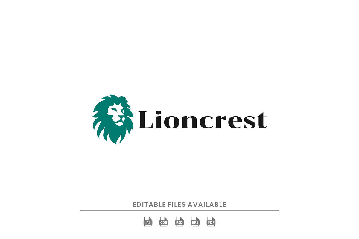 Monochrome Lion Logo Design, a Branding & Logo Template by Artnivora.Std