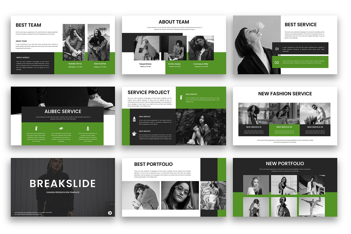 Alibec – Fashion Keynote Template, a Presentation Template by kreatifreya (Photo 2 of 5)