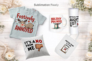 Funny Sarcastic Christmas PNG Bundle, an Illustration by Artnoy (Thumbnail 5 of 8)