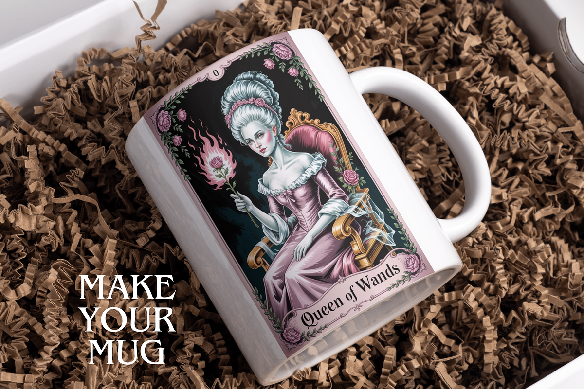 Gothic Pink Tarot Cards Deck, an Object Illustration by Mugio (Photo 4 of 6)