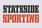 Atletico - Stencil font, a Slab Serif Font by SelfBuild Type (Thumbnail 4 of 11)