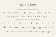 Sophia Bianca | Lovely Fonts, a Script Font by Bosstype Studio (Thumbnail 9 of 10)
