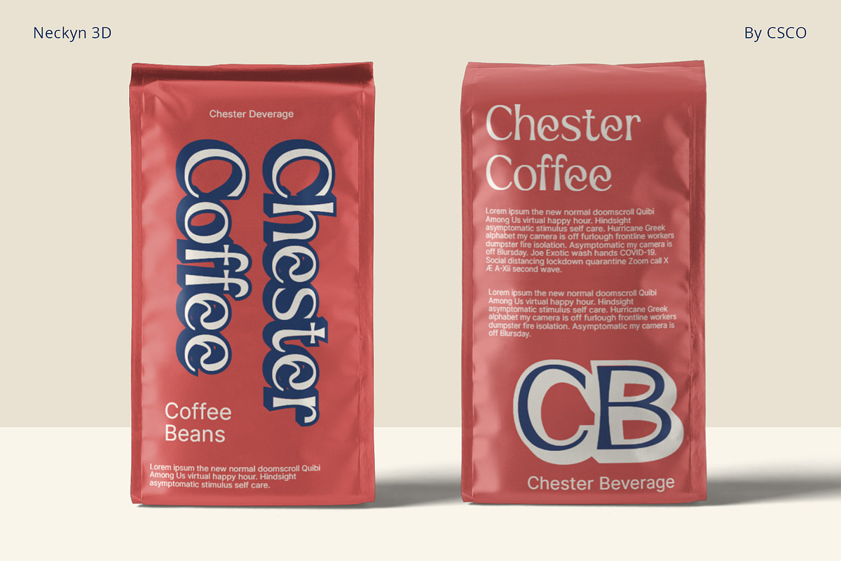 Neckyn 3D, a Sans Serif Font by Craft Supply Co. (Photo 3 of 8)