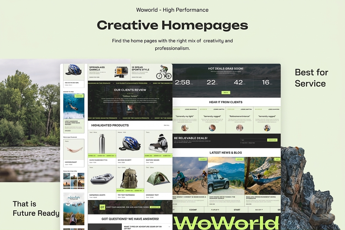 Woworld - Hiking WordPress Theme, a WordPress Template by ThemesRain (Photo 3 of 3)