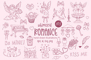Whimsical Romance. Hand-Drawn Doodle, an Object Graphic by Designwork (Thumbnail 1 of 11)