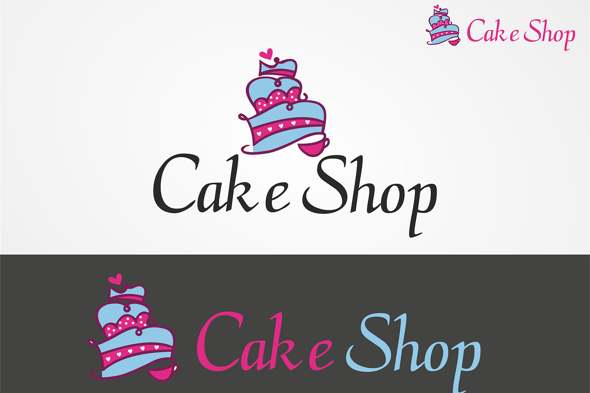 Cake Shop Logo Template, a Branding & Logo Template by Raj Shop (Photo 4 of 5)